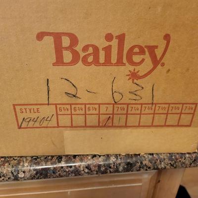 BAILEY MEN'S WESTERN COWBOY HAT, Size 7 1/8