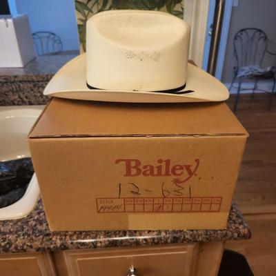 BAILEY MEN'S WESTERN COWBOY HAT, Size 7 1/8