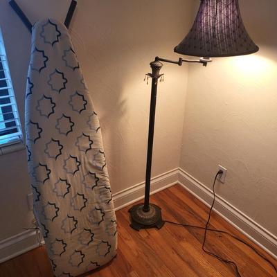 Floor Lamp with Ironing Board