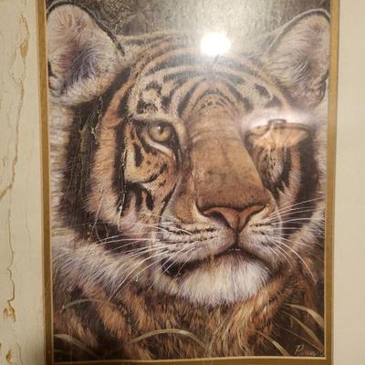 2 Pieces of Tiger Artwork