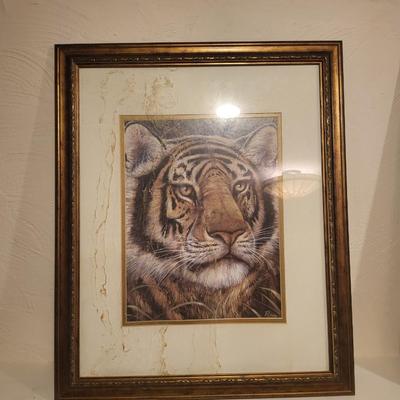 2 Pieces of Tiger Artwork