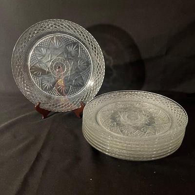 Four Sets of Glass Plates with a Variety of Designs (DR-MG)
