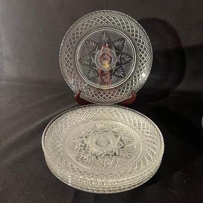 Four Sets of Glass Plates with a Variety of Designs (DR-MG)