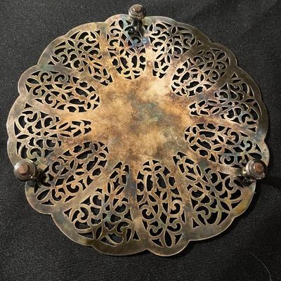 Ornate Silver & Glass Serving Array (DR-MG)