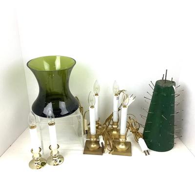 412 Holiday Candle Lights & Fruit Tree