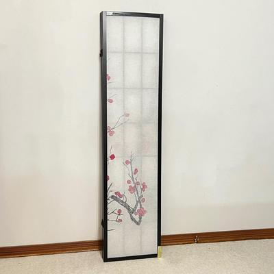 LEGACY DECOR ~ 4-Panel Solid Wood Blossom Shoji Design Privacy Screen ~ *Read Details