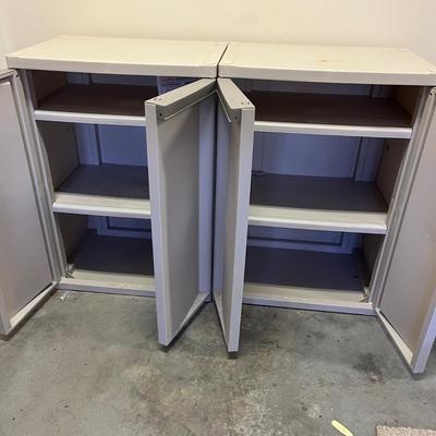 Two Sterilite Plastic Cabinets (G-MG)