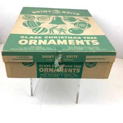 413 Vintage SHINY BRITE Ornament Box