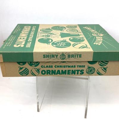 413 Vintage SHINY BRITE Ornament Box