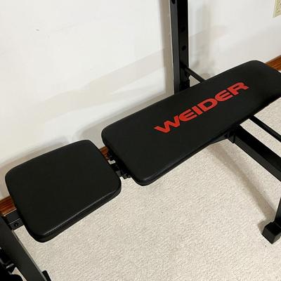 WEIDER ~ Adjustable Weight Bench & Rack