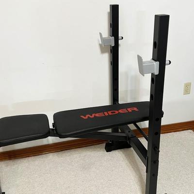 WEIDER ~ Adjustable Weight Bench & Rack