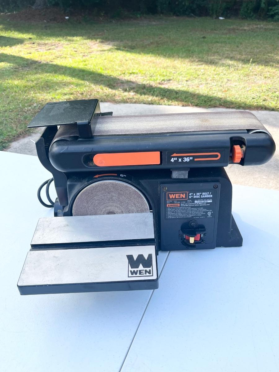 Wen 4 X 36 Belt 6 Disc Sander