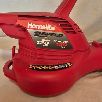 Homelite 2-Speed Electric Leaf Blower  (S-JS)