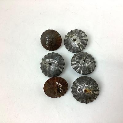 414 Antique German Tin Clip On Christmas Tree Candle Holders