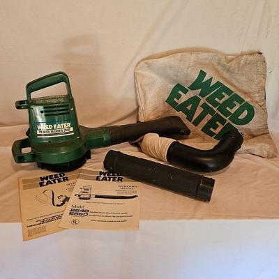 Weed Eater Handheld Electric Blower w/ Vacuum Attachment (S-JS)