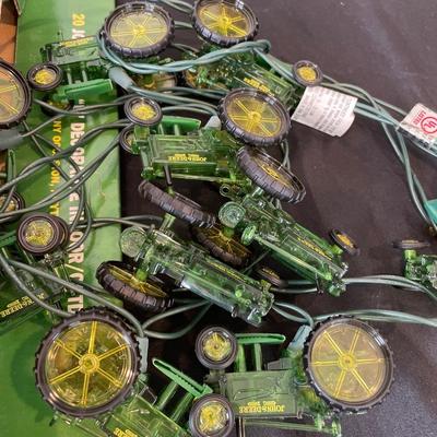 17- John Deere tractor lights & mini ornaments