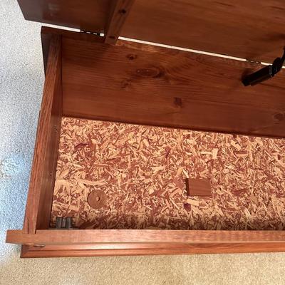 Wooden Chest with Handles (UB-KL)