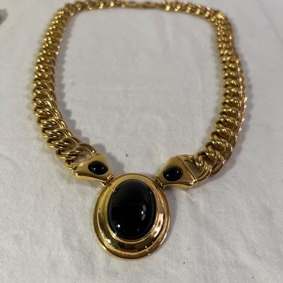Napier Pendant & Other Bold/Gold Statement Jewelry (K-RG)