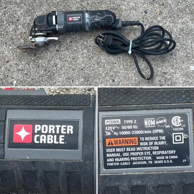 CRAFTSMAN / RYOBI / PORTER CABLE / CHICAGO ~ Bundle Of Ten (10) Electric Power Tools