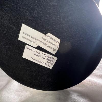 Wooden Framed Mirror & Gold/Glass Lamp (PS-RG)