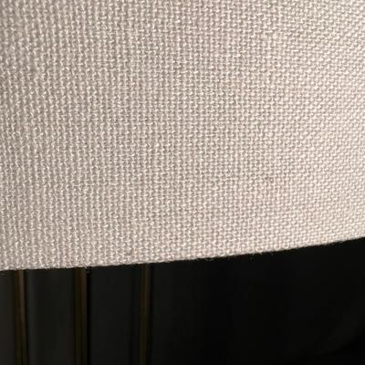 Wooden Framed Mirror & Gold/Glass Lamp (PS-RG)