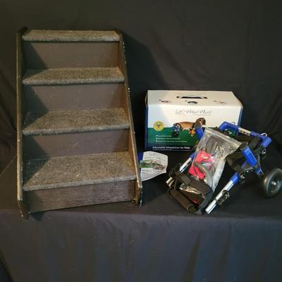 Animal Planet Pet Stairs and Walkin Wheels Adjustable Pet Wheelchair (DR-DW)