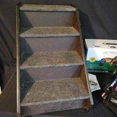Animal Planet Pet Stairs and Walkin Wheels Adjustable Pet Wheelchair (DR-DW)