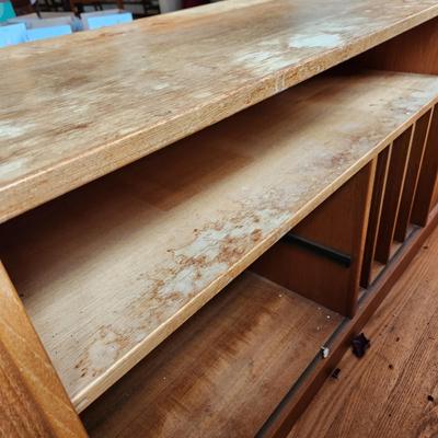 Mid Century Teak Credenza Entertainment Center 70x17x25