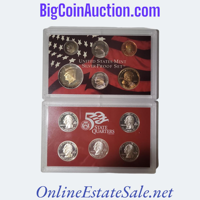 2004 UNITED STATES MINT SLIVER PROOF SET