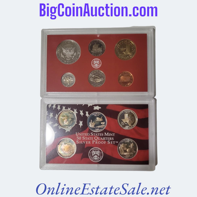 2004 UNITED STATES MINT SLIVER PROOF SET