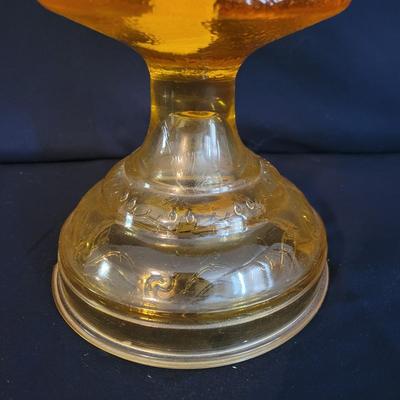 Colored Glass Hurricane Lamp, Candy Dish and Votive (DR-DW)