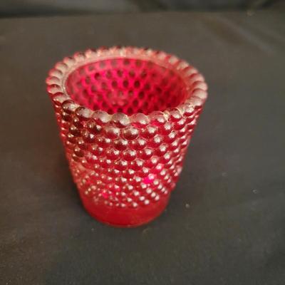 Colored Glass Hurricane Lamp, Candy Dish and Votive (DR-DW)