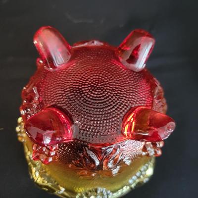 Colored Glass Hurricane Lamp, Candy Dish and Votive (DR-DW)