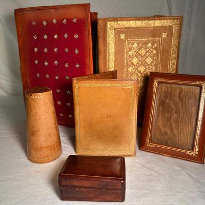Leather Book covers, Trinket Boxes & More (LR-RG)