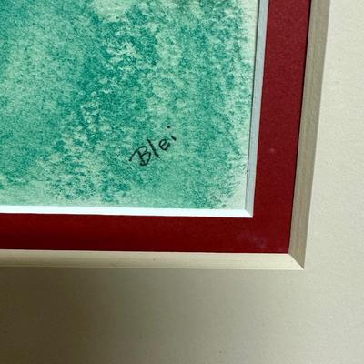 Signed & Framed Artwork by Blei (US-MG)