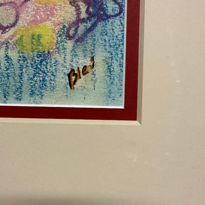 Signed & Framed Artwork by Blei (US-MG)