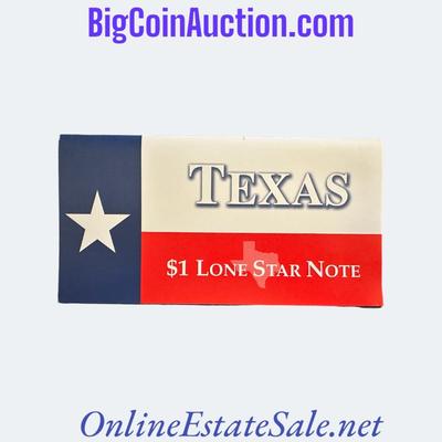 2001 SERIES TEXAS $1 LONE STAR NOTE