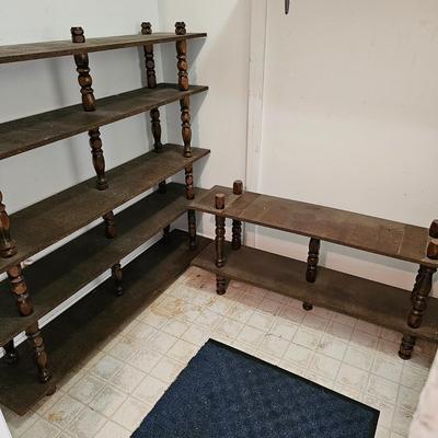 Two Sets of Wood Shelves (L-JS)