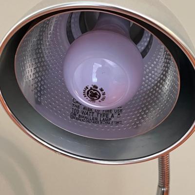 Adjustable Rolling Goose Necked Metal Lamp (PS-RG)