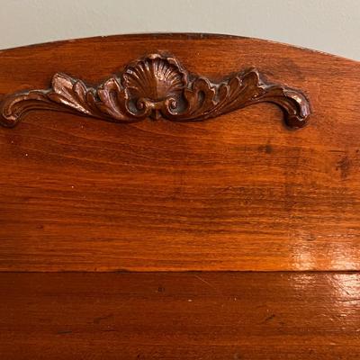 Tall Antique Wooden Cabinet With Key (PS-RG)