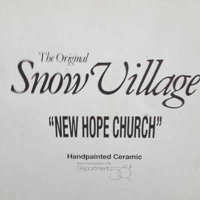 Dept. 56- New Hope Church