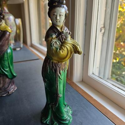 Antique porcelain Asian Figurine