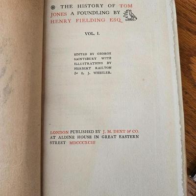 The Works of Henry Fielding 12 volumes 1893