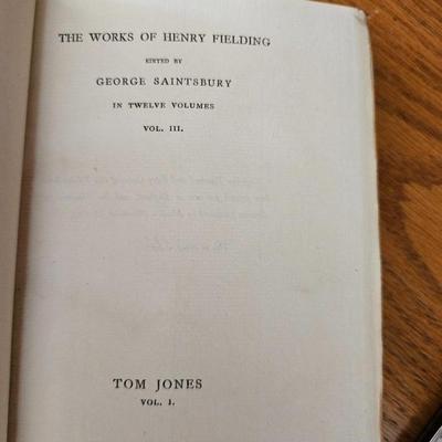 The Works of Henry Fielding 12 volumes 1893