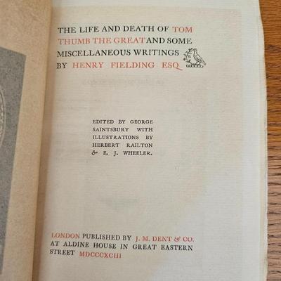 The Works of Henry Fielding 12 volumes 1893