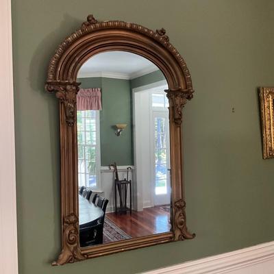 DR-1132 Antique Victorian Plaster Parlor Mirror