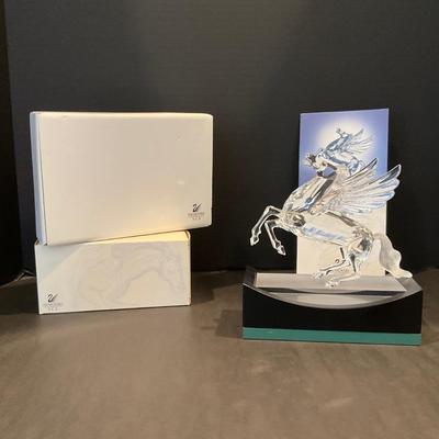 LR-1140 Vintage 1998 Fabulous Creatures " The Pegasus" Swarovski Crystal Figurine