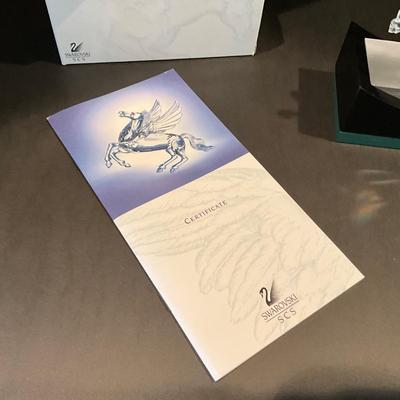 LR-1140 Vintage 1998 Fabulous Creatures " The Pegasus" Swarovski Crystal Figurine