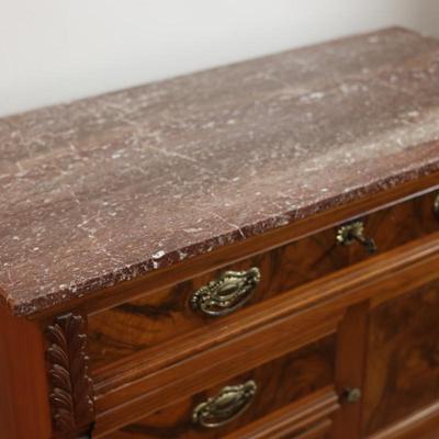 Wooden Cabinet W/ Granite Top