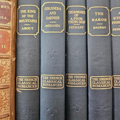 Antique The French Classical Romances Books 19 volumes 1901